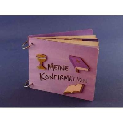 Memory Buch Meine Konfirmation, Gästebuch, Fotoalbum zum selbergestalten | MEB 5825
