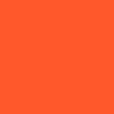 Orange - Color Dekor unifarben 2 Stück pro Farbe | 9408002