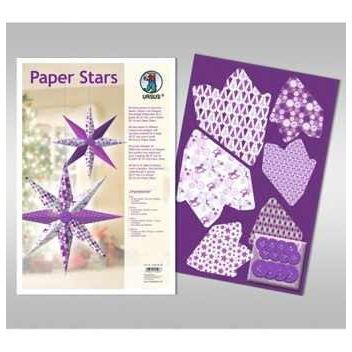 Paper Stars in lila Impression | 22580099