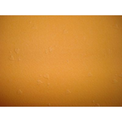 Scrapbook 30,5x30,5 cm orange mit geprägten Miniherzen | 148222311