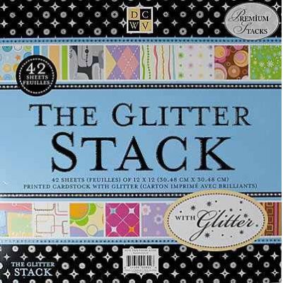 Scrapbook Paper stackPaper stack The Glitter 30,5X30,5 / 48 Bogen | 117028/0178
