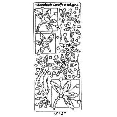 Silber - Sticker Fantasy Flowers | 190549486