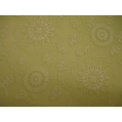 Transparentpapier hellgrün mit zartem Blumenmuster | 7006154 / EAN:4003855250756