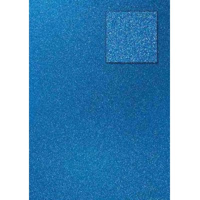 Vorhandene Ware - Glitterkarton, pfauenblau | 18930 230
