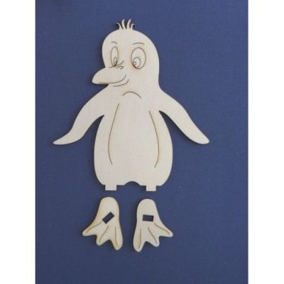 Wird für Sie bestellt - Bastel-Set Pinguin stehend ca. 100 mm | PIH7110SB