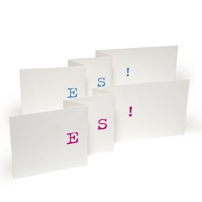 Blau - Glückskarten ES! - Glückwunschkarte zur Geburt | 852901535