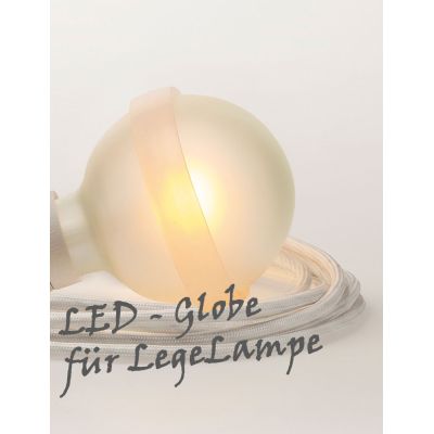 Ersatzteile für die Legelampe oder rote Lampe - Globe mit Innenleuchtmittel und Silikonring | 644973775