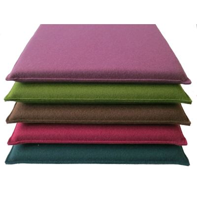 Quadratische Sitzkissen aus Filz in den Farben - Anthrazit 95, pink 24 | 45492457