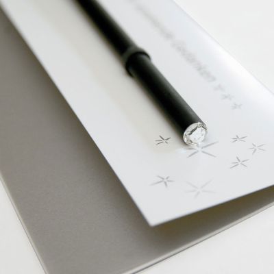 Stift für strahlende Gedanken, Bleistift mit Swarowski-Kristall | 65766101