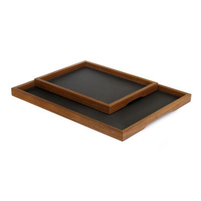 Tablett Basic - Serviertablett aus Holz | Tablett Größe L mit Untergestell | 639939536