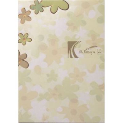 Floral: Pastellblumen mit Kupfer A4 | 1367914-102 / EAN:7612996491842