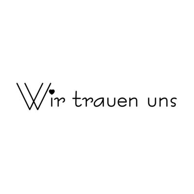 Schriftstempel - Stempel 'Wir trauen uns' | 1800030 / EAN:4011643845312