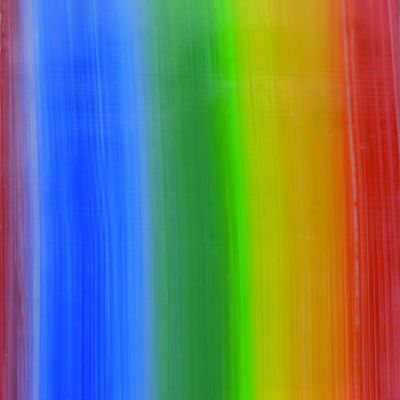 Verzierwachsplatte Regenbogenfarben 200 x 100 x 0,5mm | 3512201
