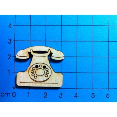 30mm - Knopf: Telefon 30 mm | BUH2303 / EAN:4250382859338