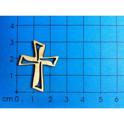 45mm - Kreuz mit Ausschnitt 30 - 80mm | KRH 2330 / EAN:4250382828662