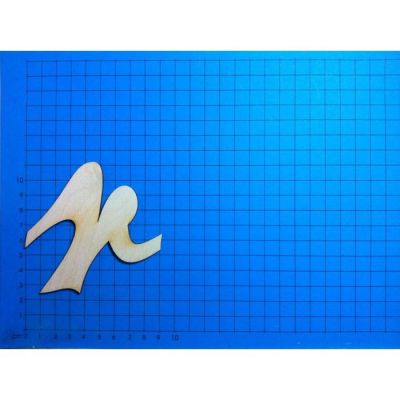 A - ABC Holz Kleinbuchstaben Schreibschrift 150mm natur | ACH15K-R