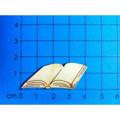 Buch geschlossen 40 mm - Holzteil-Buch aufgeschlagen oder geschlossen | GBH6004