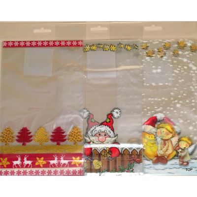 Engel - Beutel mit Boden 8er Pack Weihnachtsmotive 14,5x23,5 cm  | BR-46229 / EAN:0437684 467580