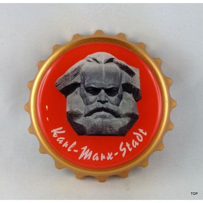 Kapselheber mit Magnet Kopf Karl-Marx-Stadt Geschenkidee Top!!! | NM-124 / EAN:4260145322528