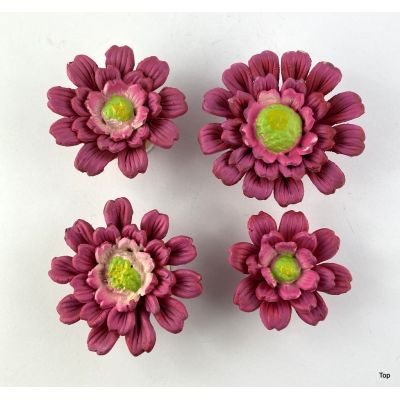 Keramik Blumenblüte Gerbera Set 4 Größen niedliche farbenfrohe Blumen | K-05546 / EAN:4015861055485