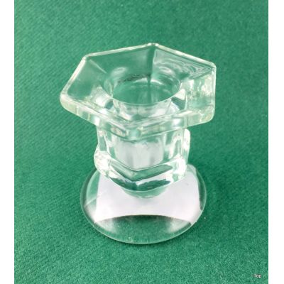 Kerzenhalter Glas Kerzenständer Spitz-, Stumpen-; Kugelkerzen | AK-57133 / EAN:4015861571336