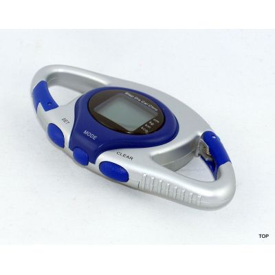 Rot - Schrittzähler Pedometer mit LCD Anzeige Coper Kalorienzähler | G-12