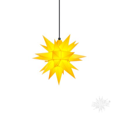 A4 gelb Kunststoff Herrnhuter Stern für Außen und Innen | 30402