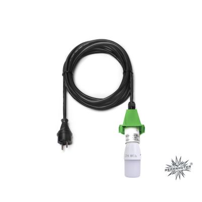 Mit Energiesparlampe - 5m Kabel für A4 und A7 grün Original Herrnhuter Sterne mit LED | 61045