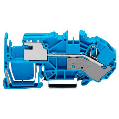 1-Leiter-N-Trennklemme WAGO, 16mm², Push-in CAGE CLAMP®, blau | 1535689ett / EAN:4045454685300