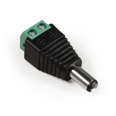Adapter McPower, DC-Stecker 5,5x2,1mm und Lüsterklemme | 1530584ett / EAN:4250967322370