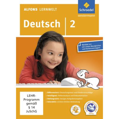 Alfons Lernwelt - Deutsch 2: Ausgabe 2009 (PC+MAC) | 250985jak / EAN:9783507602724