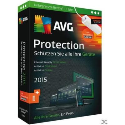 AVG Protection 2015 ? Edition Power Bank (PC+Mac) | 454970jak / EAN:4017404026976