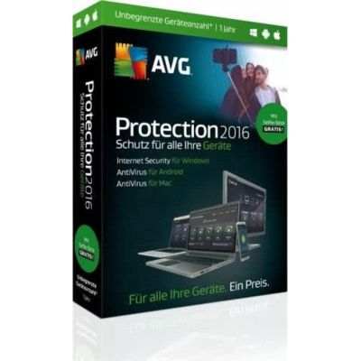AVG Protection 2016 - Sommer Edition | 487744jak / EAN:4017404028178