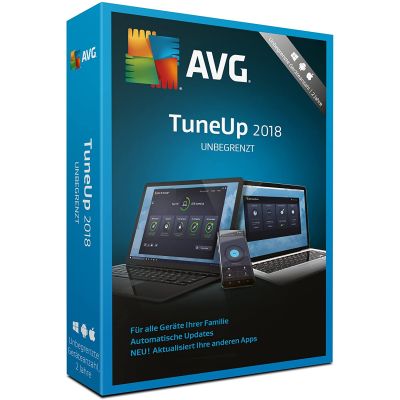 AVG TuneUp unbegrenzt 2018 (PC+MAC) | 525310jak / EAN:4017404030751