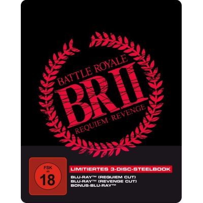 Battle Royale 2 - 3-Disc SteelBook inkl. Requiem Cut, Revenge Cut und Bonus-BD (Blu-Ray) | 579896jak / EAN:4042564183481