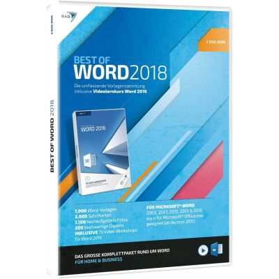 Best of Word 2018 + Videolernkurs (2CDs) | 528527jak / EAN:4017404030614