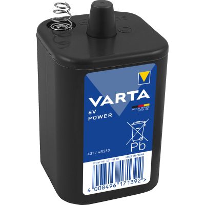 Blockbatterie VARTA, Zink-Kohle, 431, 6V, 8500 mAh, 1er-Blister | 1311961ett / EAN:4008496171392