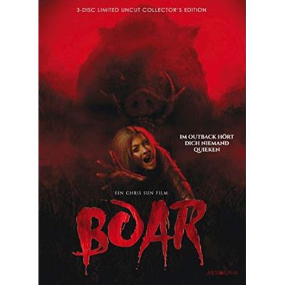 Boar - Uncut/Collector's Edition - limitiertes Mediabook auf 444 Stück (+ DVD) (+ Bonus-DVD) - Cover B | 554391jak / EAN:9120038563139