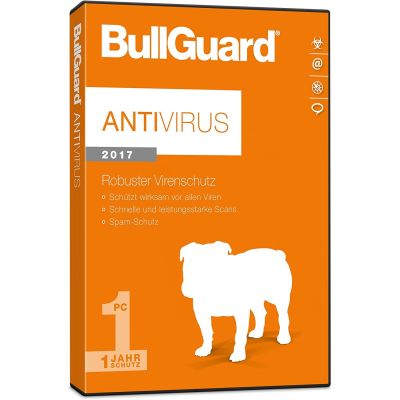 BullGuard Antivirus 2017 - 1PC/1Jahr | 508434jak / EAN:4017404029502