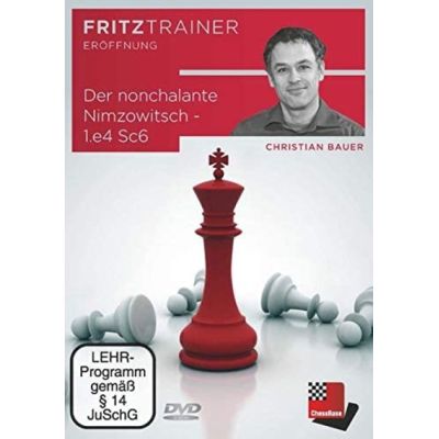 Christian Bauer: Der nonchalante Nimzowitsch - 1.e4 Sc6 | 575898jak / EAN:9783866817333