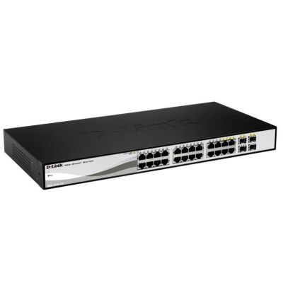 D-Link 24-port Gigabit Smart Switch, including 4 Combo SFP ports | 130998dre / EAN:0790069332302