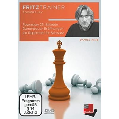 Daniel King: Power Play 25 - Beliebte Damenbauer-Eröffnungen - ein Repertoire für Schwarz | 519093jak / EAN:9783866816077