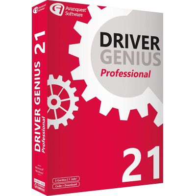Driver Genius 21 Professional (Code-in-a-Box) (3PCs I 1 Jahr) | 610764jak / EAN:4023126122797