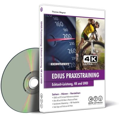 EDIUS Praxistraining: Echtzeit-Leistung, 4K und UHD ? Videolernkurs inkl. PDF-Praxisbücher (Win, Mac, Tablet) | 494683jak / EAN:9783941483927