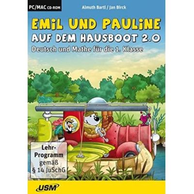 Emil und Pauline auf dem Hausboot 2.0 - Deutsch und Mathe für die 1. Klasse (PC+Mac) | 427777jak / EAN:9783803244376
