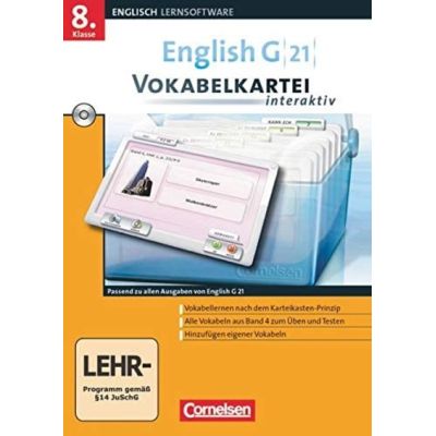 English G 21 Vokabelkartei interaktiv 8.Klasse | 297113jak / EAN:9783060323722