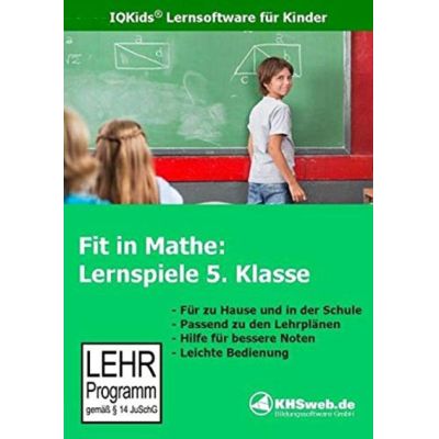 Fit in Mathe: Lernspiele 5. Klasse | 173486jak / EAN:9783929548877