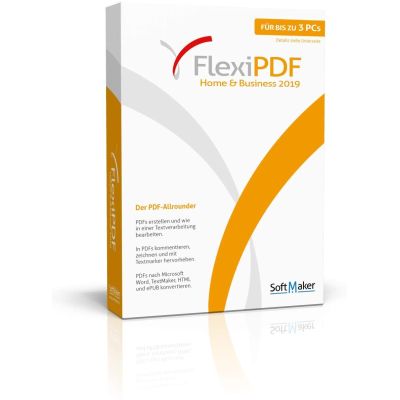 FlexiPDF Home & Business 2019 (3 Geräte I 1 Gerät bei kommerzieller Nutzung) | 586246jak / EAN:4016957102632