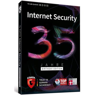 G DATA Internet Security - 35 Jahre Birthday Edition (5 PCs I 1 Jahr) | 590320jak / EAN:4018931736949