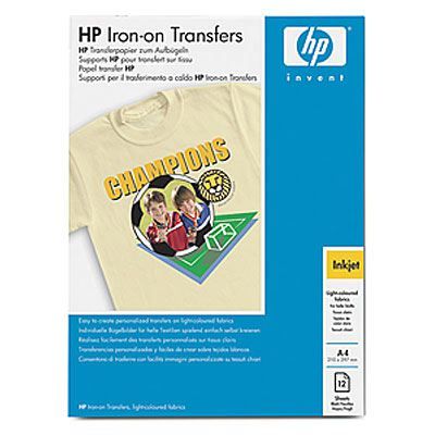 HP Paper/Iron On Transfers f TShirt 12 Stück | 95000607dre / EAN:0088698198070
